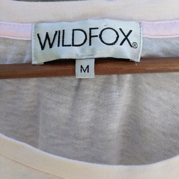 wildfox smart blonde sheer t-shirt Barbie medium - Picture 6 of 10